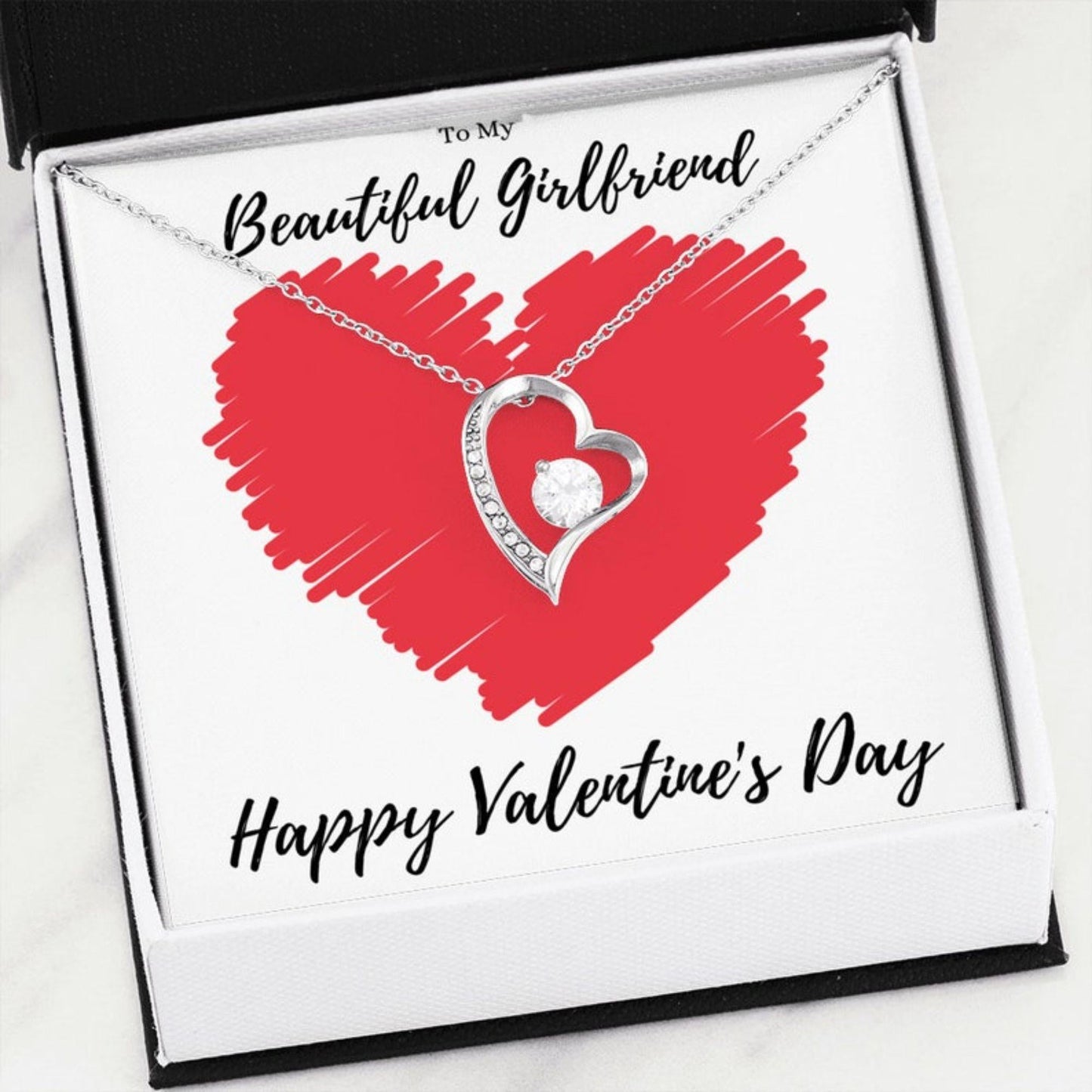 Girlfriend Necklace, Necklace For Girlfriend, Valentines Day Gift For Girlfriend, Valentine's Day Necklace, Gift From Boyfriend