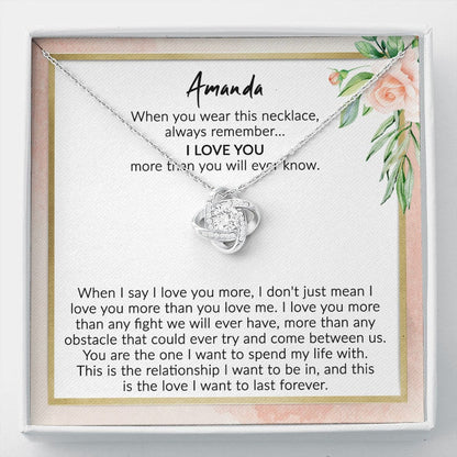 Girlfriend Necklace, Promise Necklace For Girlfriend From Boyfriend, For Couples, Promise Necklace For Her, Girlfriend Anniversary Necklace V4