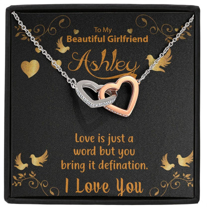 Girlfriend Necklace, Valentine's Day Necklace Gift For Her, Valentines Day Necklace For Girlfriend, Personalized Necklaces For Girlfriend