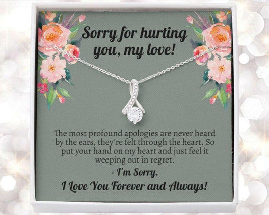 Girlfriend Necklace, Wife Necklace, Apology Gift For Her, Forgiveness Gift, Sorry Gift For Wife, For Girlfriend, For Daughter, Gift To Say Your Sorry