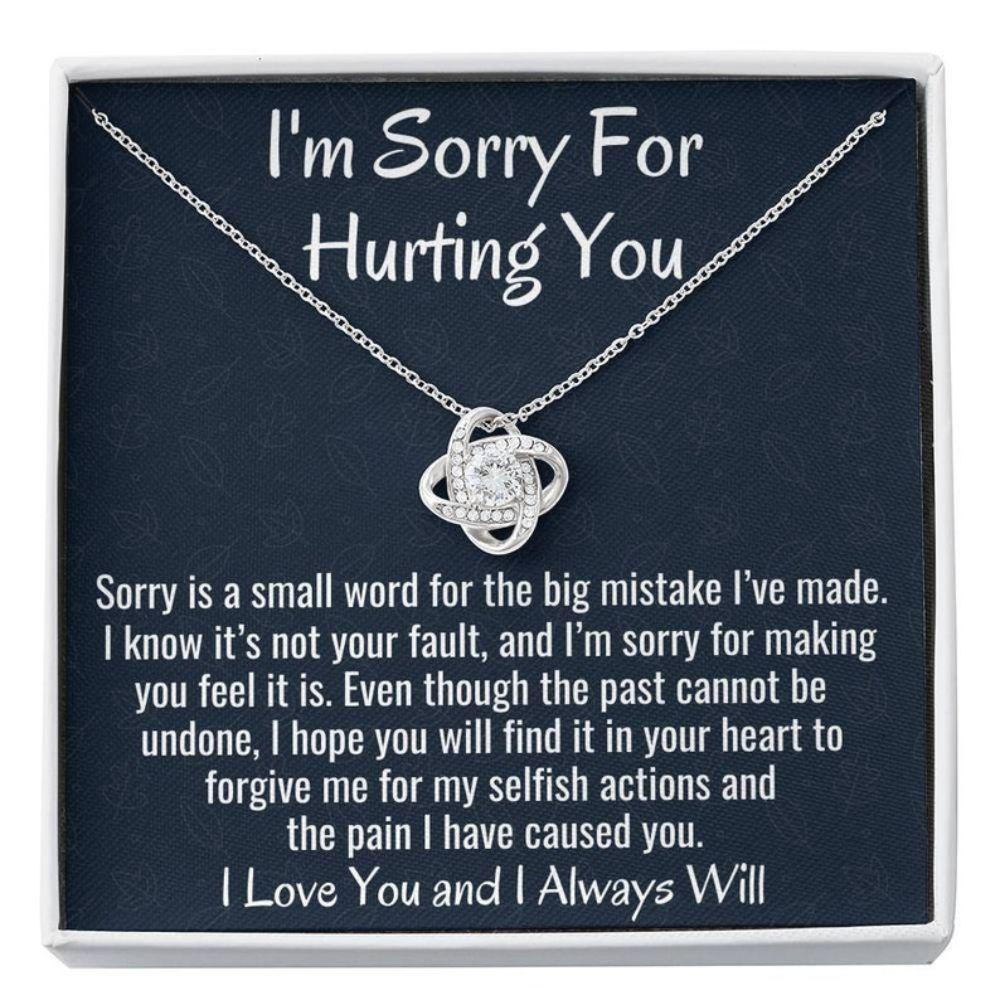 Girlfriend Necklace, Wife Necklace, I'm Sorry Gift, Apology Gift For Partner Wife Or Girlfriend Loved One