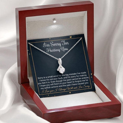 Girlfriend Necklace, Wife Necklace, I’M Sorry Gift, Apology Gift, Forgive Me, Sorry Gift For A Friend Or Partner