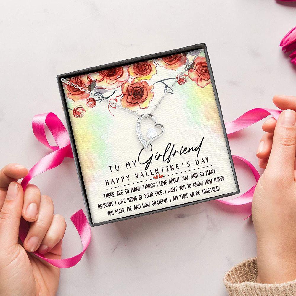 Girlfriend Necklace – Romantic Pendant Gift for Wife, Women, or Girls | Valentine’s Day Jewelry by Rakva