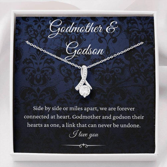 Godmother Necklace, Godson Necklace, Godmother & Godson Necklace, Birthday Gift For Godmother From Godson