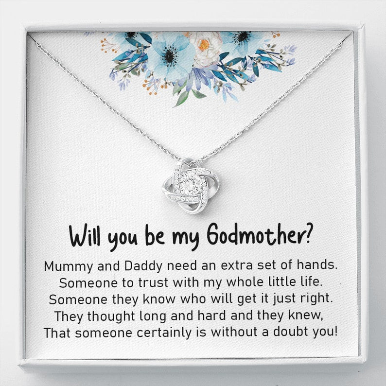 Godmother Necklace, Godmother Proposal, Will You Be My Godmother Gifts, Godmother Asking Gifts, Fairy Godmother Proposal