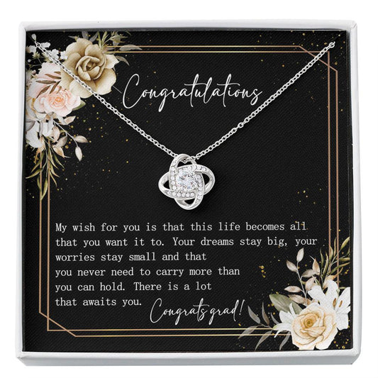 Graduation Necklace For Friend, Graduation Gift For Girl, Motivational Gift, Gift For New Graduate Custom Necklace