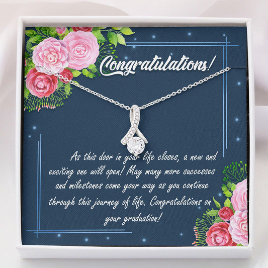 Graduation Necklace, Graduation Gift For Her Class Of 2022 Gift For Daughter, Niece, Friend - Alluring 