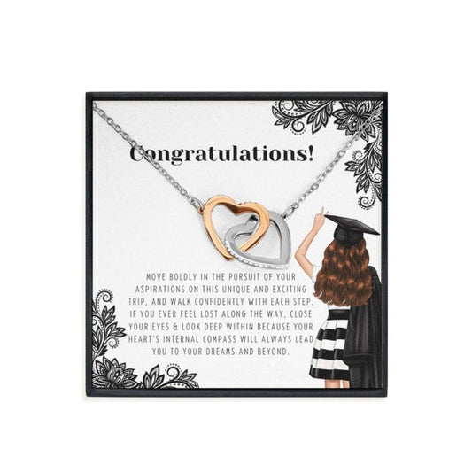 Granddaughter Necklace, Graduation Necklace For Granddaughter From Grandparents, High School Grad Gifts