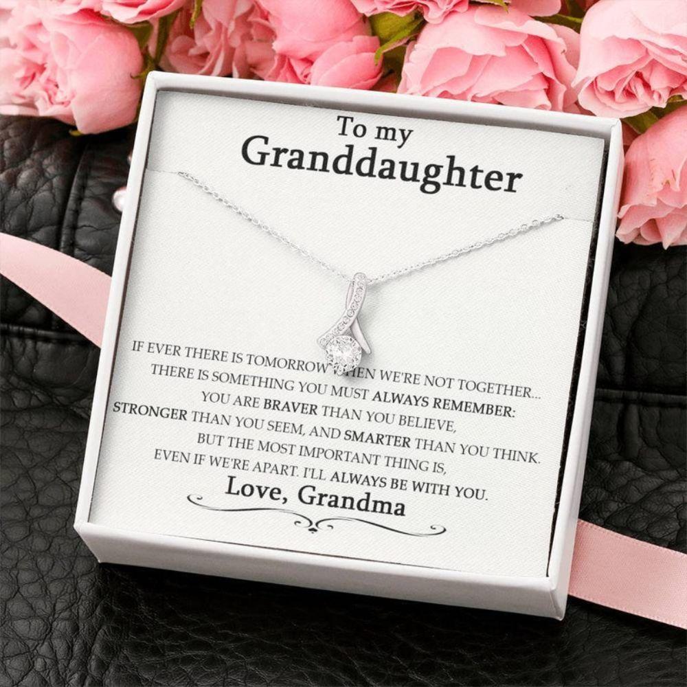 Granddaughter Necklace, Necklace For Granddaughter, Granddaughter Necklace From Grandma, Birthday Necklace For Granddaughter From Nana, Granddaughter Gift