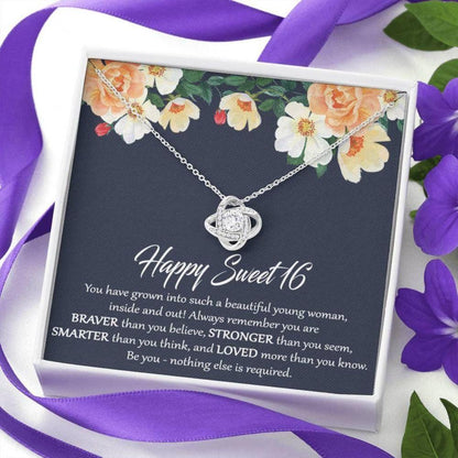 Granddaughter Necklace, Sweet 16 Gift For Girl, Necklace, 16Th Birthday Necklace Girl, Jewelry For 16Th, Happy 16Th Birthday