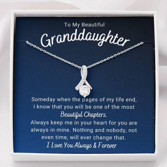 Granddaughter Necklace, To My Granddaughter, Gift For Granddaughter From Grandma, Granddaughter Love Necklace