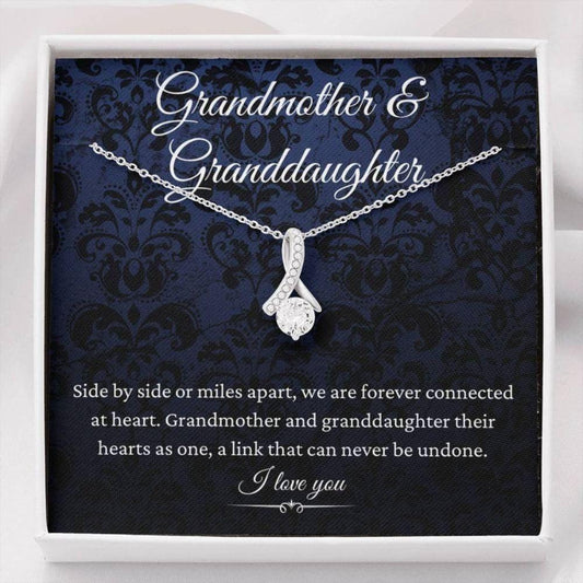 Granddaughter Necklace, Grandmother & Granddaughter Necklace, Gift For Grandma, Gift For Granddaughter Rakva