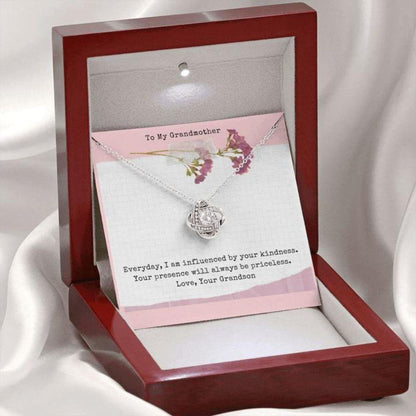 Grandmother Necklace “ Gift Necklace Message Card “ To Grandmother From Grandson Priceless