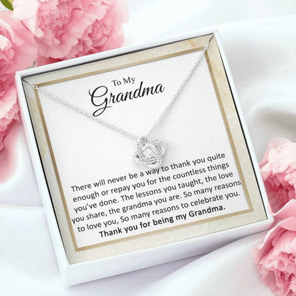 Grandmother Necklace, Grandma Necklace With Poem, Mother’S Day Gift, Grandmother Gift For Christmas Birthday, Nana Gift