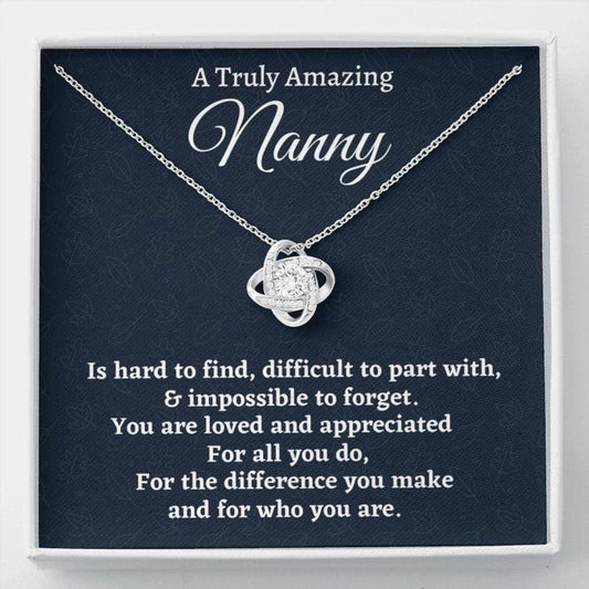 Grandmother Necklace, Nanny Gift, Appreciation Gift For A Nanny, Necklace Gift For Women