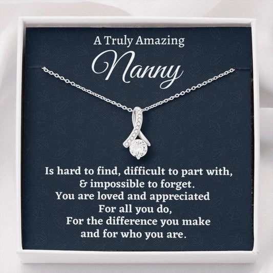 Grandmother Necklace, Nanny Gift, Appreciation Gift For A Nanny, Necklace Gift For Women