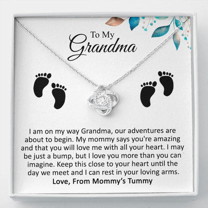 Grandmother Necklace, New Grandma Gift, Pregnancy Reveal Gift For New Grandmother, Future Grandma, Baby Announcement Grandparent, First Time Grandma