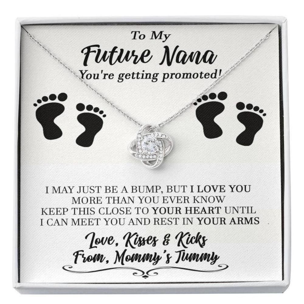Grandmother To Be Necklace, New Nana Gift, Gift For Grandmother To Be, Pregnancy Reveal Gift For Future Nana, Promoted To Nana, First Time Grandma