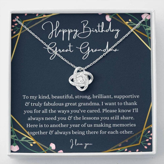 Grandmother Necklace, Great Grandma Birthday Necklace, Gift For Grandmother From Granddaughter Grandson