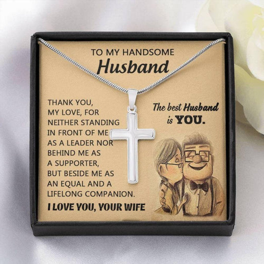 Husband Necklace, Christmas Necklace For Husband, Wedding Anniversary Necklace Gift For Husband, Husband Gift From Wife