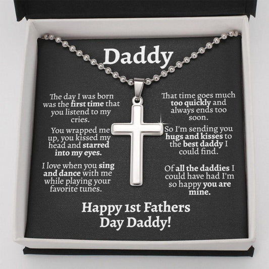 Husband Necklace, First Fathers Day Gift, Fathers Day Gift From Baby, Fathers Day Gift For New Dad, First Time Dad Fathers Day Gift