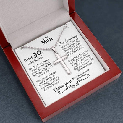 Husband Necklace, Husband 30Th Birthday Necklace Gift, Gift For Him 30Th Birthday, Boyfriend 30Th Birthday Necklace Gift