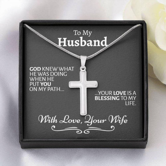 Husband Necklace, Husband Birthday Gift, Sentimental Gift For Husband, Thoughtful Necklace To Husband