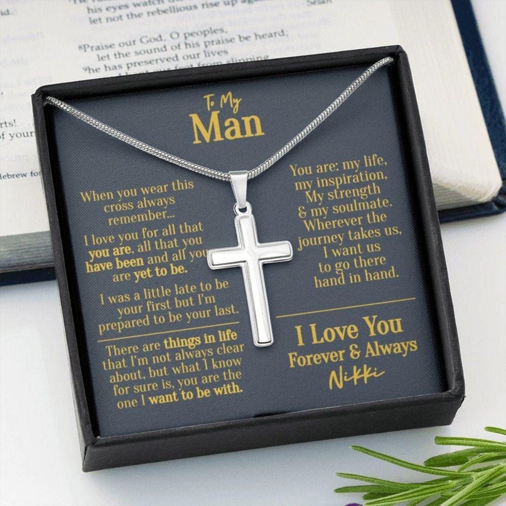 Husband Necklace, Husband Gift For Wedding Day, First Anniversary Husband Gift, Wife To My Husband Gift, Husband Appreciation