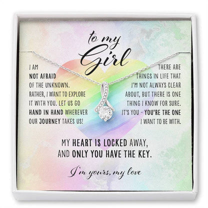 LGBT Necklace, To My Girl - Lesbian LGBTQ Alluring Beauty Necklace