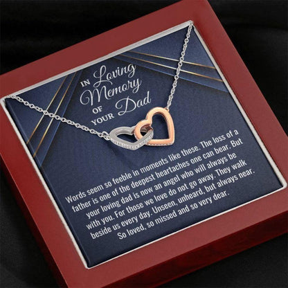 Loss Of Father Necklace Gift, Bereavement Gift, Sorry For Your Loss, Sympathy Necklace, Father Memorial Gift, Dad Remembrance