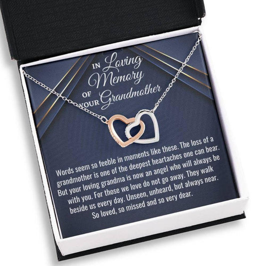 Loss Of Grandmother Necklace Gift, Bereavement Gift, Sorry For Your Loss, Sympathy Necklace, Grandma Memorial Gift, Remembrance