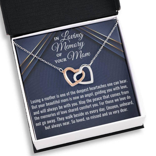Loss Of Mother Necklace Gift, Mom Condolences Gift, Sympathy Bereavement Gift, Sorry For Your Loss, Memorial Gift