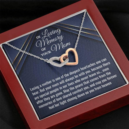 Loss Of Mother Necklace Gift, Sympathy Necklace, Bereavement Gift, Mom Memorial Gift, Sorry For Your Loss, Remembrance