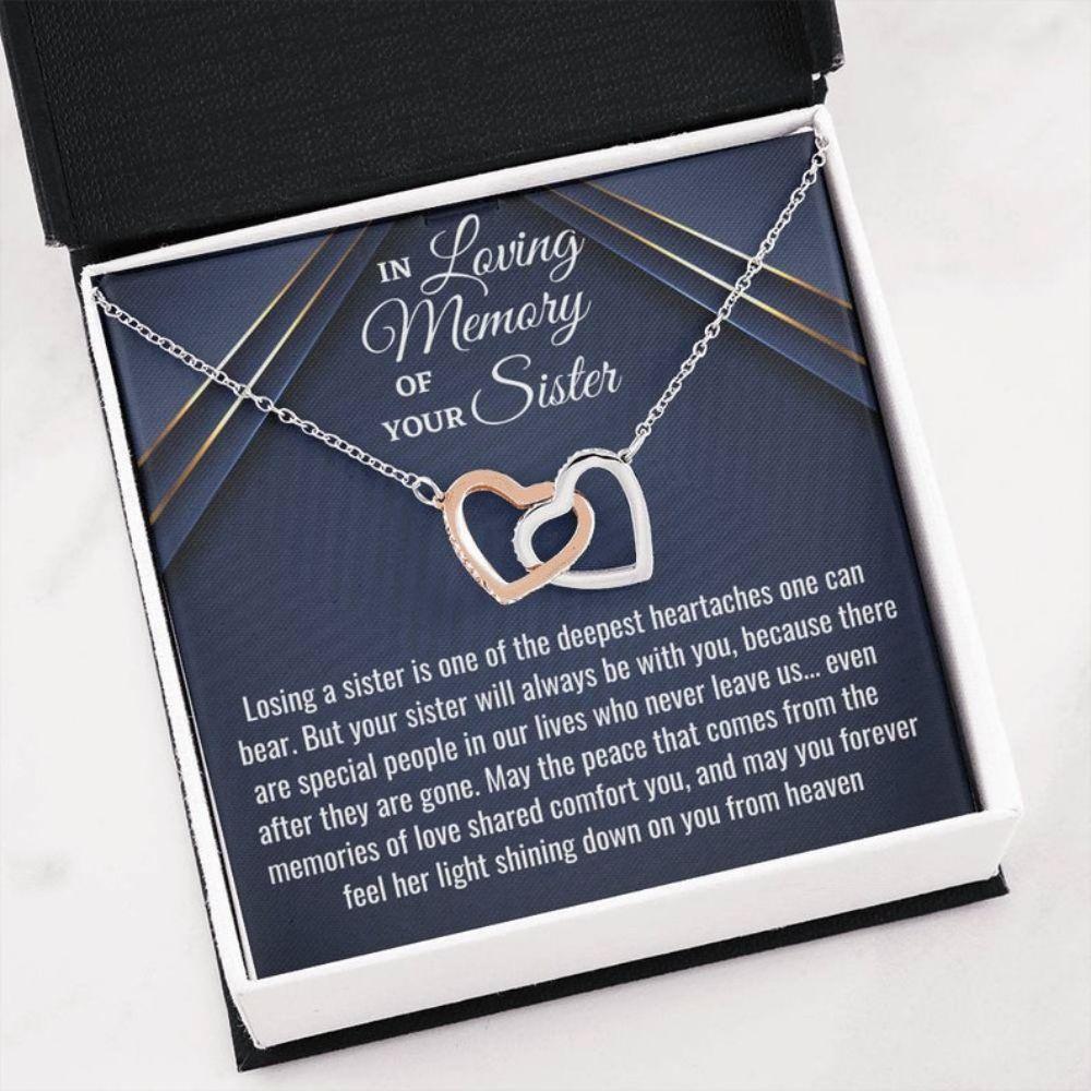 Loss Of Sister Necklace Gift, Sister Condolences Gift, Sympathy Bereavement Gift, Sorry For Your Loss, Memorial Gift