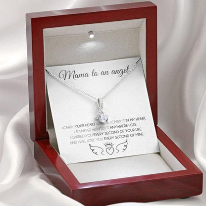 Mom Necklace, Stepmom Necklace, Mama To An Angel Necklace, Miscarriage Gift, Miscarriage Keepsake, Pregnancy Loss