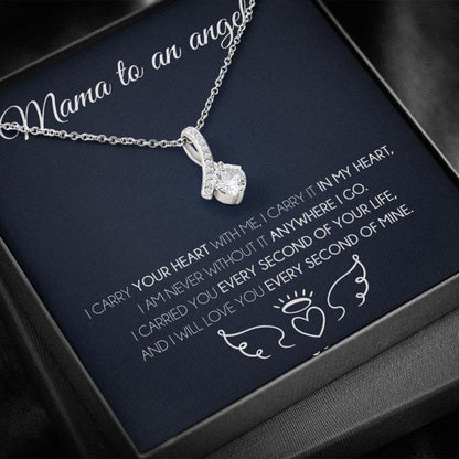 Mom Necklace, Mama To An Angel Necklace, Miscarriage Gift, Miscarriage Keepsake, Pregnancy Loss