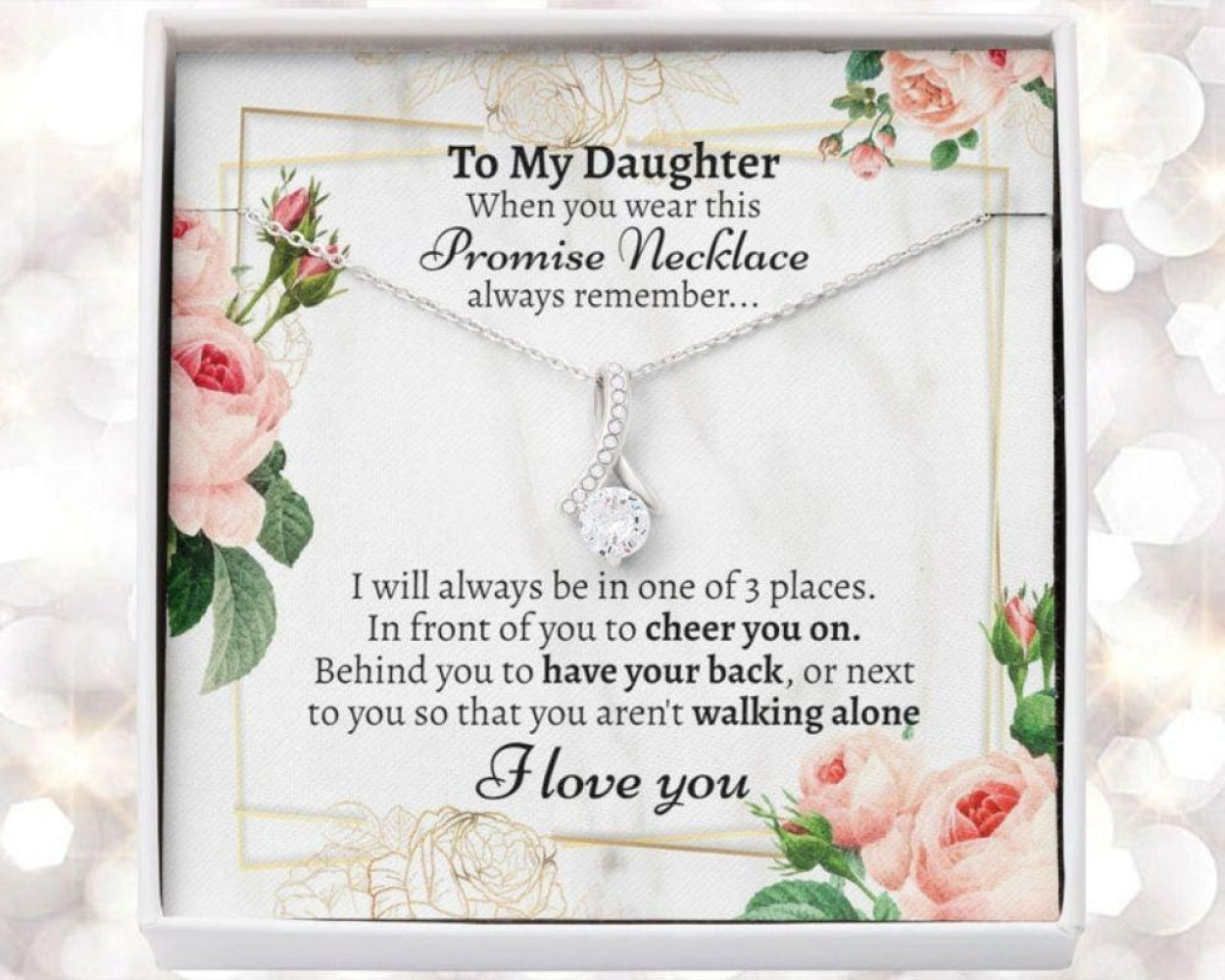 Daughter Necklace, Meaningful Necklace For Daughter, Gift For Daughter From Mom, Sentimental