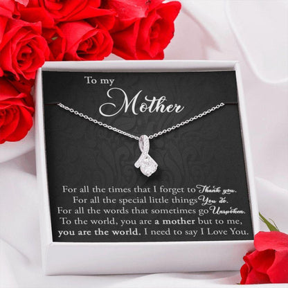 Mom Necklace, Appreciation Gift Necklace For Mom, Mom Christmas Necklace, Mom Christmas Necklace From Daughter/Son