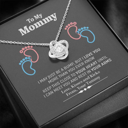 Mom Necklace, Gift For New Mom, New Mom Necklace, New Mom Gift, To My Mommy Necklace From Tummy, Pregnancy Gift