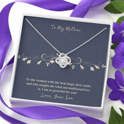 Mom Necklace “ Gift Necklace To Mom “ Necklace To Mom From Son “ Forever Grateful “