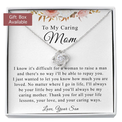 Mom Necklace, Mom Gift From Son, Mom Gifts, Gift For Mom From Son, Mom Mothers Day Gift From Son, To My Mom Necklace, Mom Gift Necklace