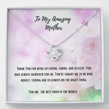 Mom Necklace, Mom Necklace - Necklace For Mom - To My Amazing Mom - Stronger Together 