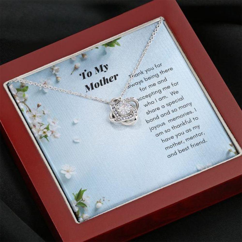 Mom Necklace, Mom Necklace “ Necklace For Mom “ To My Mother Thank You Gift