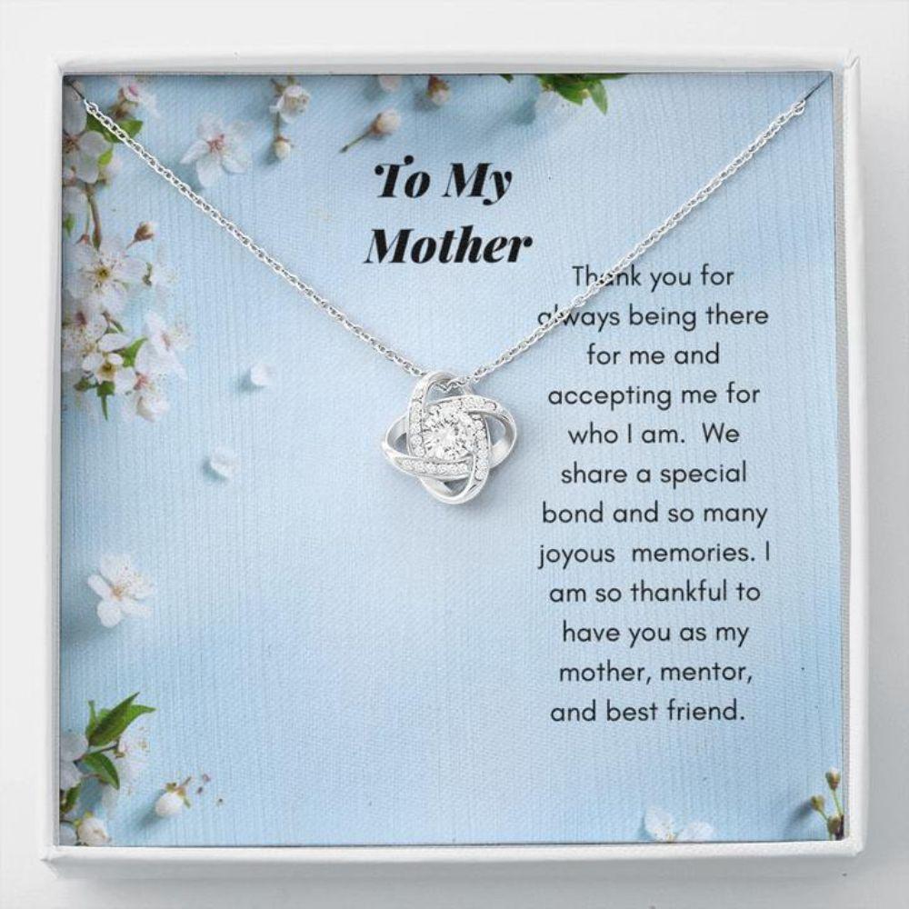 Mom Necklace, Mom Necklace - Necklace For Mom - To My Mother Thank You Gift