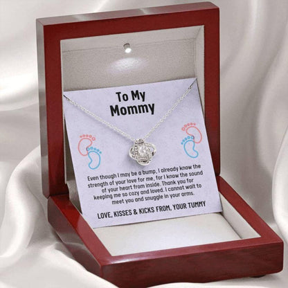 Mom Necklace, Mom To Be Gift, Gift For Expecting Mom, Pregnancy Gift, Mama Present From Unborn Baby, Mommy To Be Gift