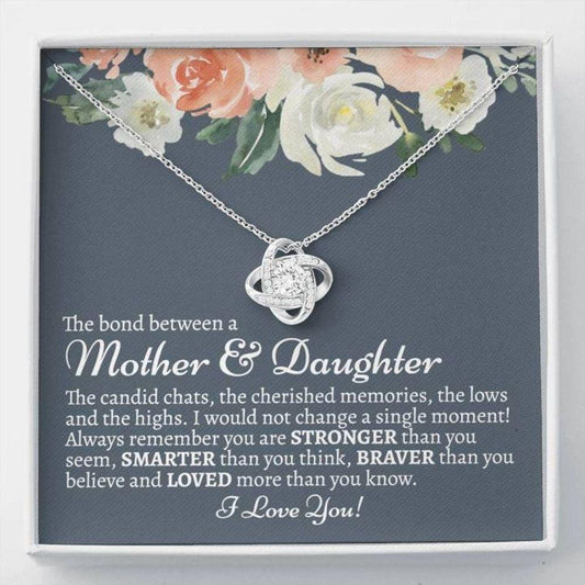 Mom Necklace, Mother And Daughter Gift, The Bond Between Mother And Daughter, Mother's Day Necklace Gift For Mom