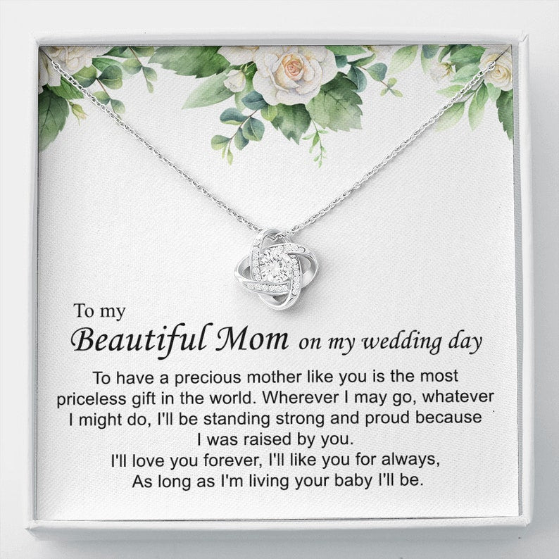 Mom Necklace, Mother Of The Bride Gift From Daughter Mother Of The Bride Necklace From Bride Gift Mom Of Bride Present To Mom Necklace