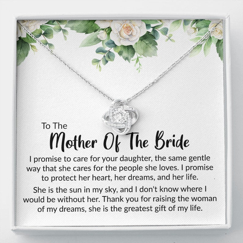 Mom Necklace, Mother Of The Bride Gift From Groom, Mother In Law Wedding Gift From Groom, Wedding Gift For Mother In Law From Groom