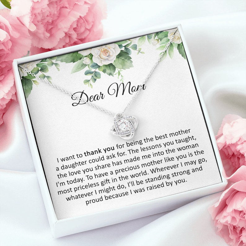 Mom Necklace, Mothers Day Necklaces From Daughter, Son, Kids, Mother’S Day Necklace, Sentimental Mom Gift For Christmas Birthday, Heartfelt Poem Idea