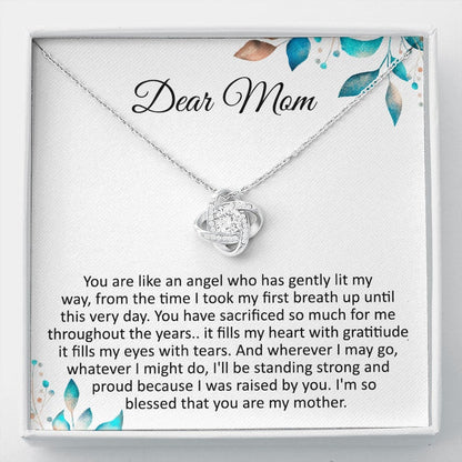 Mom Necklace, Mothers Day Necklaces From Son Daughter Kids Gifts For Mom Birthday Mothers Day Necklace Gift Sentimental Mom Poem Christmas Present